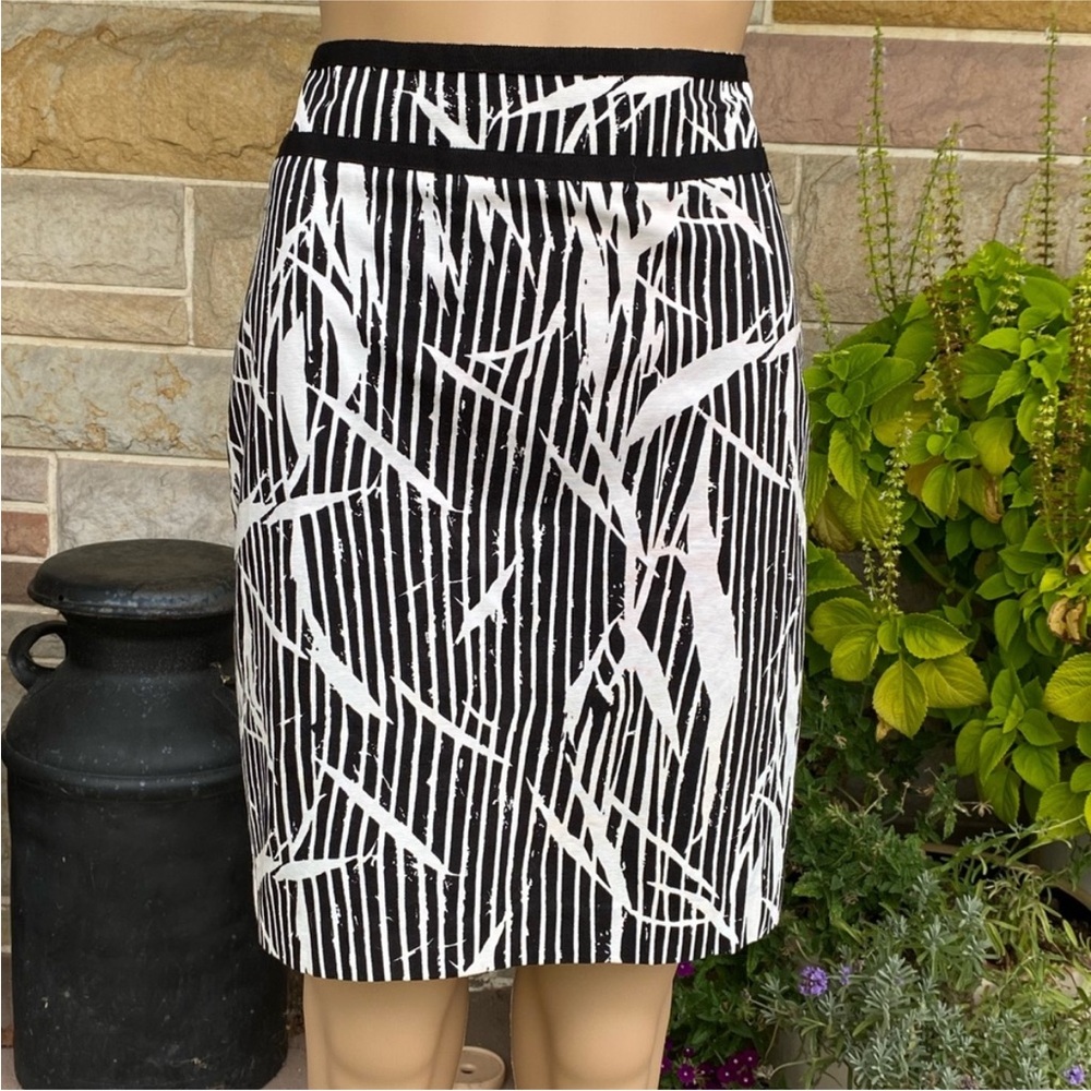 The Limited Cotton Print Pencil Skirt